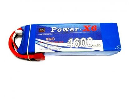 Li-pol baterie 4600 mAh 2S 35C (70C) Power X6