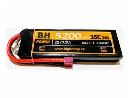 Li-pol baterie 5200 mAh 2S 35C (70C) BH Power