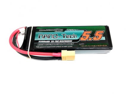 Li-pol baterie 5500mAh 2S 35C (70C) Bighobby-NANO Tech