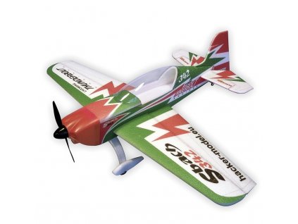 Polomaketa akrobatického letadla SBACH ARF 1000 zelená