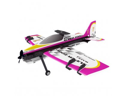 Akrobatické RC letadlo SUPER ZOOM RACE ARF růžové