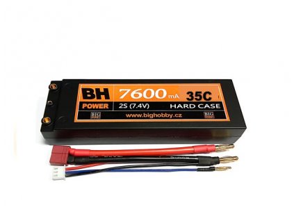 Li-pol baterie 7600 mAh 2S 35C (70C) HC (A) BH Power