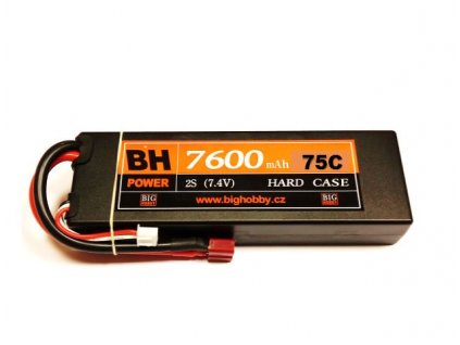 Li-pol baterie 7600 mAh 2S 75C (150C) HC (B)  BH Power