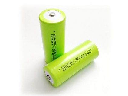 Nabíjecí Li-ion Baterie  26650 5000mAh 3C (garance kapacity)- Buttom Top
