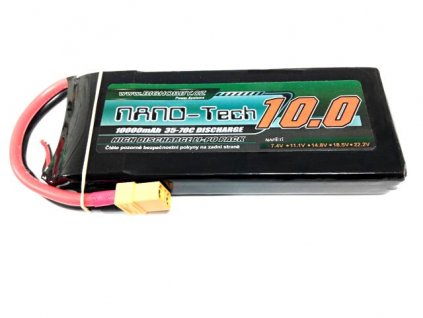 Li-pol baterie 10000mAh 2S 35C (70C) Bighobby-NANO Tech