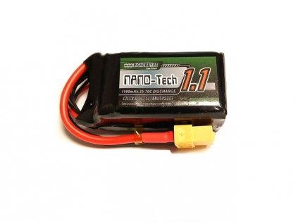 Li-pol baterie 1100mAh 3S 35C (70C) Bighobby-NANO Tech