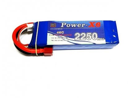 Li-pol baterie 2250 mAh 3S 45C (90C) Power X6