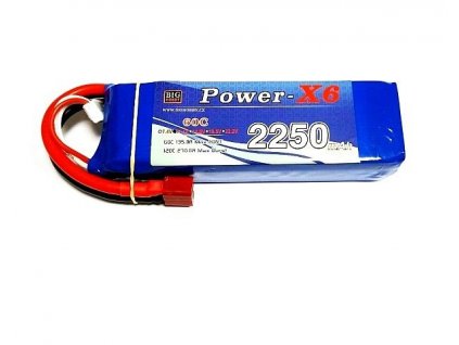 Li-pol baterie 2250 mAh 3S 60C (120C) Power X6