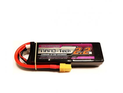 Li-pol baterie 2200mAh 3S 25C (50C) Bighobby-NANO Tech