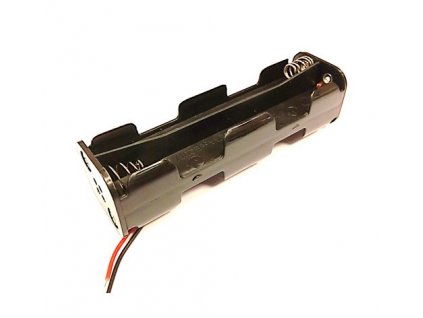Držák baterie 8xAA s kabelem (2x4AA pod sebou)-B
