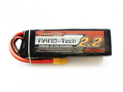Li-pol baterie 2200mAh 3S 60C (120C) Bighobby-NANO Tech