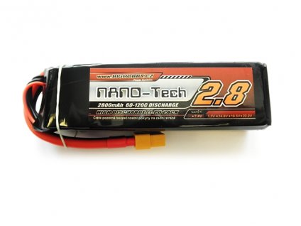 Li-pol baterie 2800mAh 3S 60C (120C) Bighobby-NANO Tech