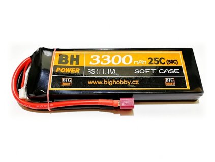 Li-pol baterie  3300 mAh 3S 25C (50C) BH Power