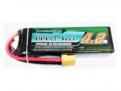 Li-pol baterie 4200mAh 3S 35C (70C) Bighobby-NANO Tech