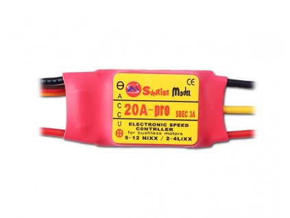 Regulátor otáček 20A SUNRISE Model SBEC - 3A
