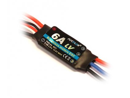 Regulátor otáček 6A FLYCOLOR ESC BEC 5V/0,5A