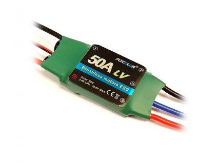 Regulátor otáček 50A FLYCOLOR ESC BEC 5.5V/3A 2-4S