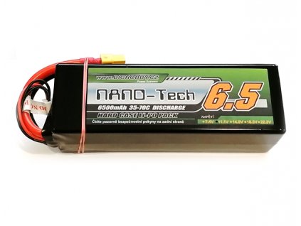 Li-pol baterie 6500mAh 3S 35C (70C) HC (B) Bighobby-NANO Tech