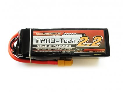 Li-pol baterie 2200mAh 4S 60C (120C) Bighobby-NANO Tech