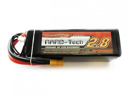 Li-pol baterie 2800mAh 4S 60C (120C) Bighobby-NANO Tech