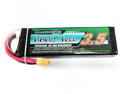 Li-pol baterie 3500mAh 4S 35C (70C) Bighobby- NANO Tech