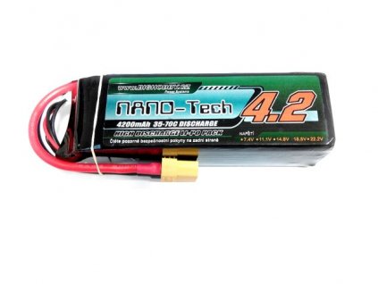 Li-pol baterie 4200mAh 4S 35C (70C) Bighobby- NANO Tech