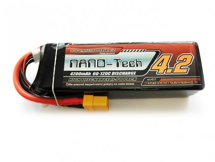 Li-pol baterie 4200mAh 4S 60C (120C) Bighobby- NANO Tech