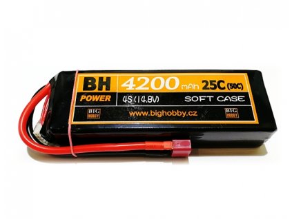 Li-pol baterie 4200 mAh 4S 25C (50C) BH Power