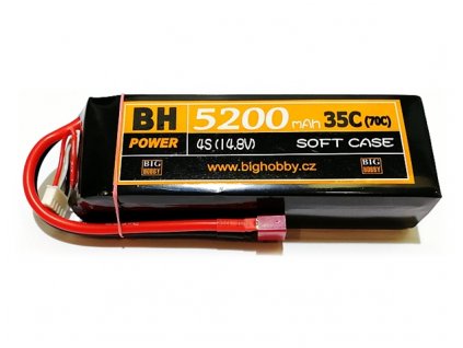 Li-pol baterie 5200 mAh 4S 35C (70C) BH Power