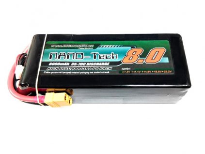 Li-pol baterie 8000mAh 4S 35C (70C) Bighobby-NANO Tech