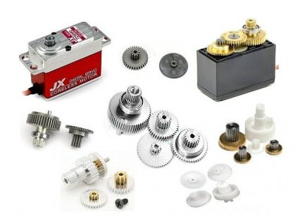 Náhradní ozubení pro JX serva - č.6 (typy dle tabulky)