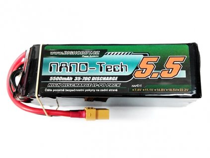 Li-pol baterie 5500mAh 5S 35C (70C) Bighobby-NANO Tech