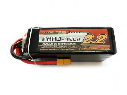 Li-pol baterie 2200mAh 6S 60C (120C) Bighobby-NANO Tech