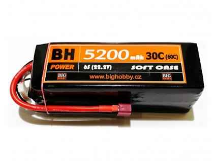 *Li-pol baterie 5200 mAh 6S 30C (60C) BH Power