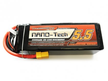 Li-pol baterie 5500mAh 6S 60C (120C) Bighobby-NANO Tech