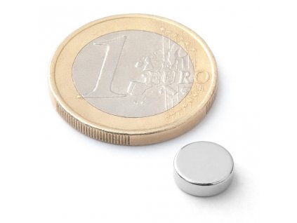 Extra silný neodymový magnet kruhový 8x2,5mm