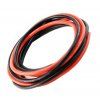 Silikonový kabel 12 AWG - černý (1 metr)