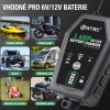 Autonabíječka HTRC 6V/12V 3A Lithium, LiFePO4, Pb (GEL, AGM, SLA, WET, EFB, Flooded)