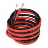 Silikonový kabel 10 AWG (2,59mm) RED