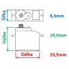 6531 3 digitalni slim servo corona ds633bp 6 2g 0 1s 0 95kg