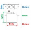 7368 2 digitalni servo pro lodni navijaky w 5513 6pa 55g 0 9s 10 6kg jx servo