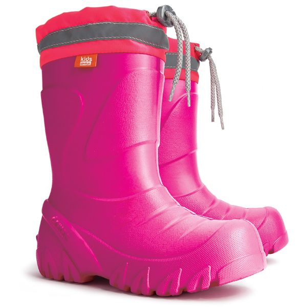 Dámske sťahovacie zateplené gumáky Demar MAMMUT SM 0301 F ružové Veľkosť: 36/37