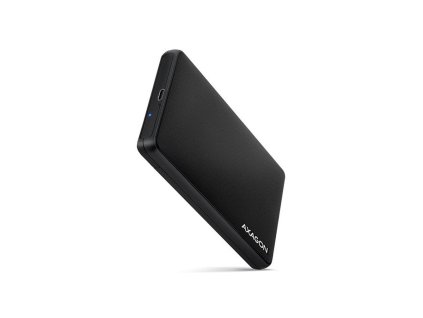 Externí box Axagon EE25 USB-C, bez šroubů - černý