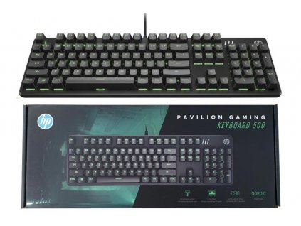 Klávesnice HP Pavilion Gaming 500 Nordic