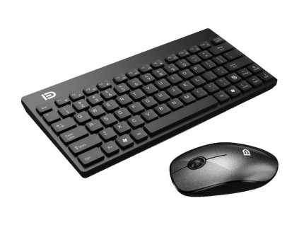 Bezdrátová klávesnice D IK6620 s myší - CZ/černá