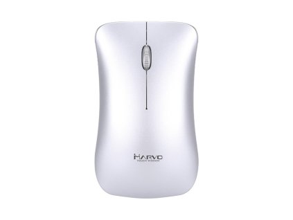 Marvo DWM102SL, stříbrná, 1600dpi, 2,4 [Ghz], optika, 3tl., bezdrátová myš , vestavěná baterie