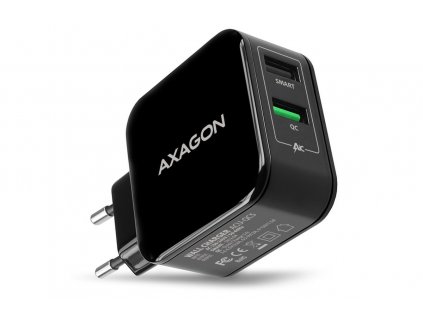 AXAGON ACU-QC5 QC3.0 + 2,6A NÁSTĚNNÁ NABÍJEČKA