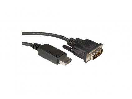 Propojení ROLINE DisplayPort - DVI, stíněné, 2 m