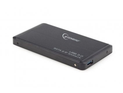Externí box GEMBIRD pro 2,5" HDD/SSD - USB 3.0, černý