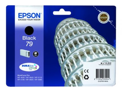 Inkoust Epson řady WF5000 černý L - 14 ml